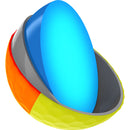 Q-STAR Tour Divide Golf Balls - Yellow/Orange - 12 Pack