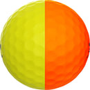 Q-STAR Tour Divide Golf Balls - Yellow/Orange - 12 Pack