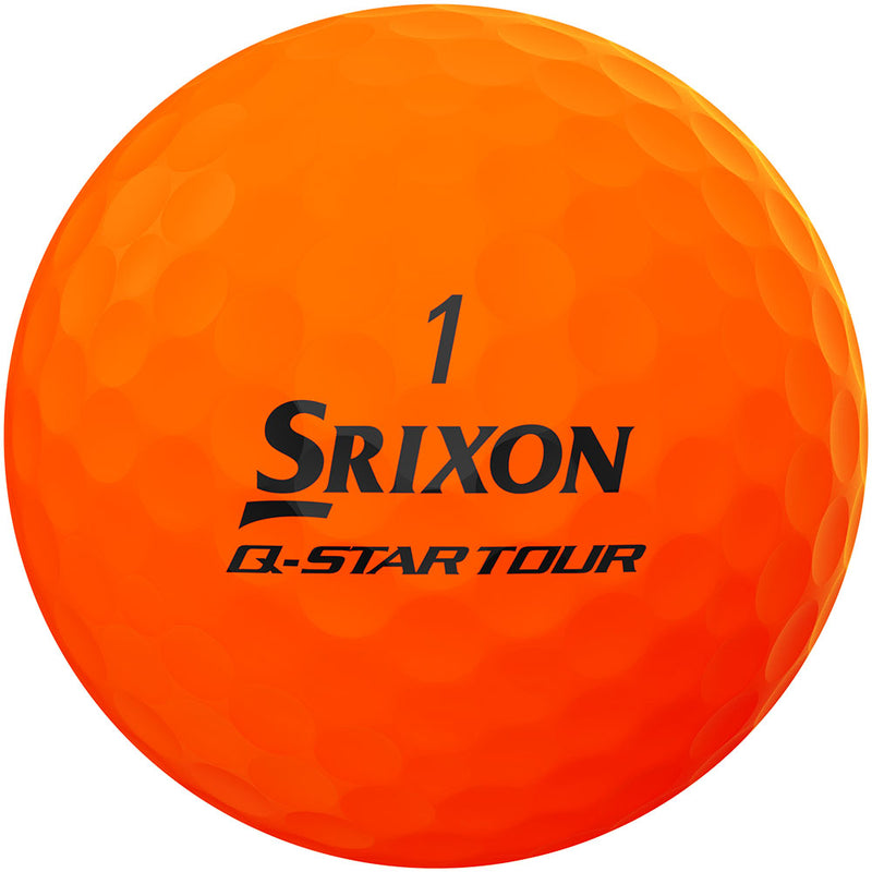 Q-STAR Tour Divide Golf Balls - Yellow/Orange - 12 Pack