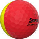 Q-STAR Tour Divide Golf Balls - Yellow/Red - 12 Pack
