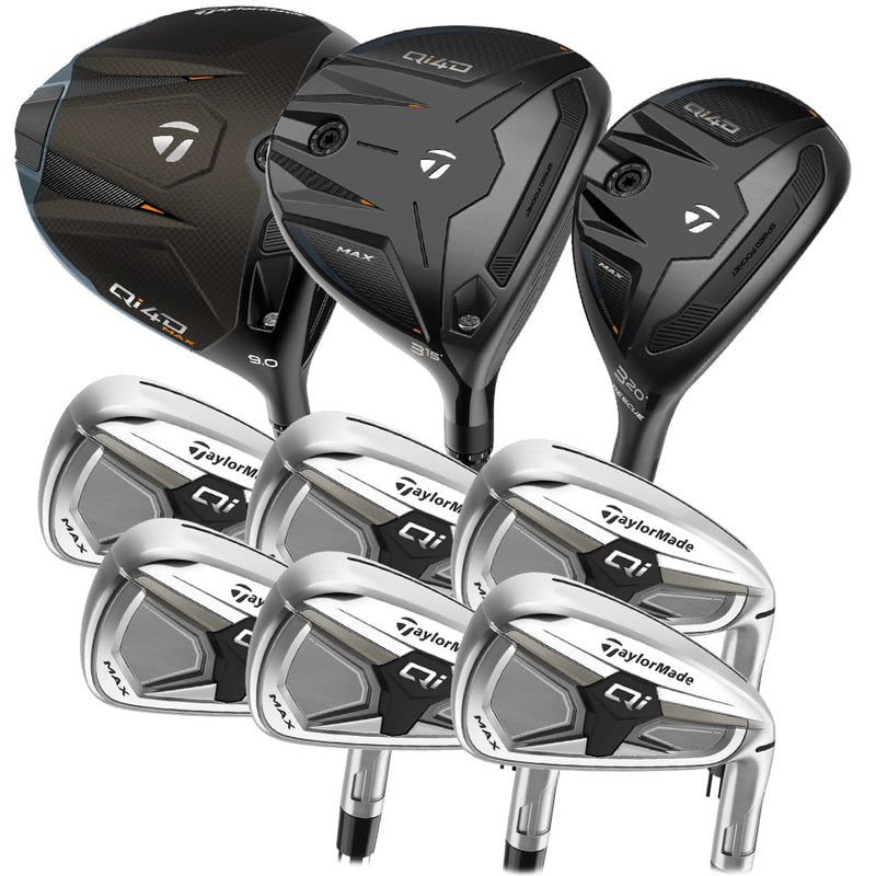 TaylorMade Qi4D Max 9-Piece Package Set - Graphite