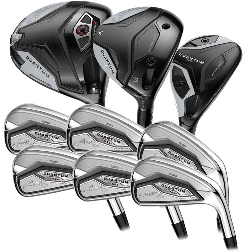 Callaway Quantum Max 9-Piece Club Set - Graphite
