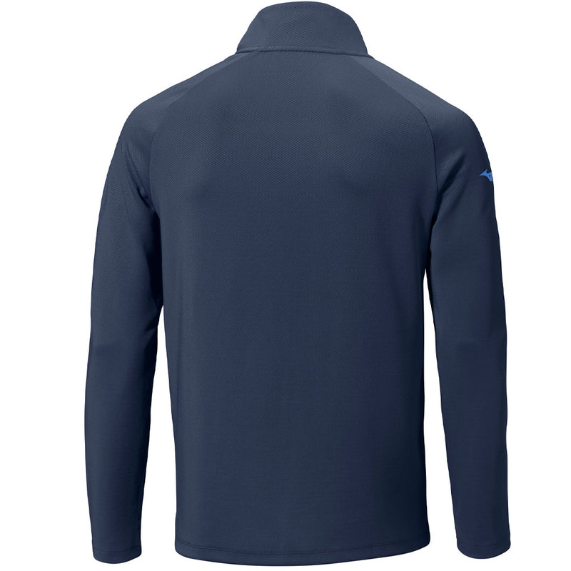Mizuno Box 1/4 Zip Sweater - Navy
