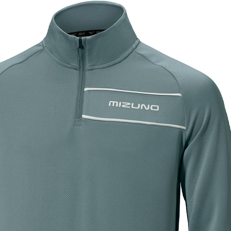 Mizuno Box 1/4 Zip Sweater - Stormy Weather