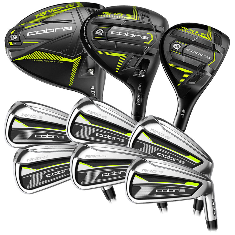Cobra Rad-S 9-Piece Club Set - Steel