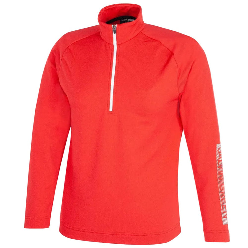 Galvin Green Junior Raz 1/4 Zip Pullover - Red