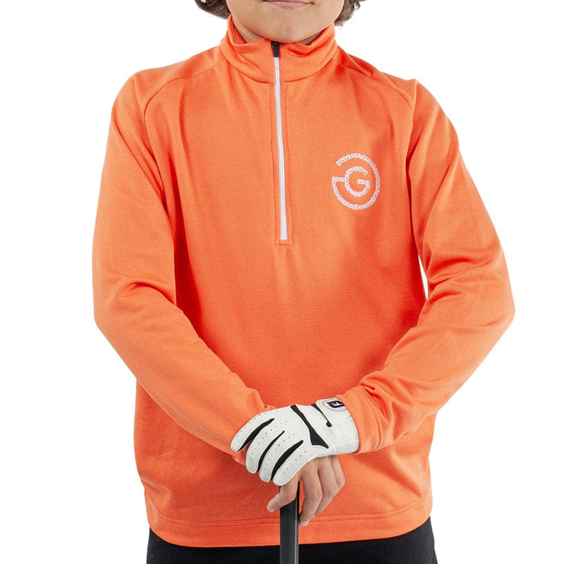 Galvin Green Junior Raz 1/4 Zip Pullover - Orange