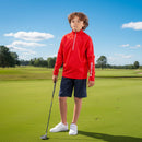 Galvin Green Junior Raz 1/4 Zip Pullover - Red