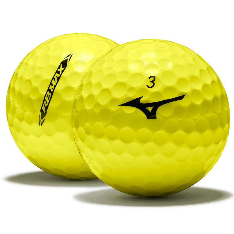 Mizuno RB Max Golf Balls - Yellow - 12 Pack
