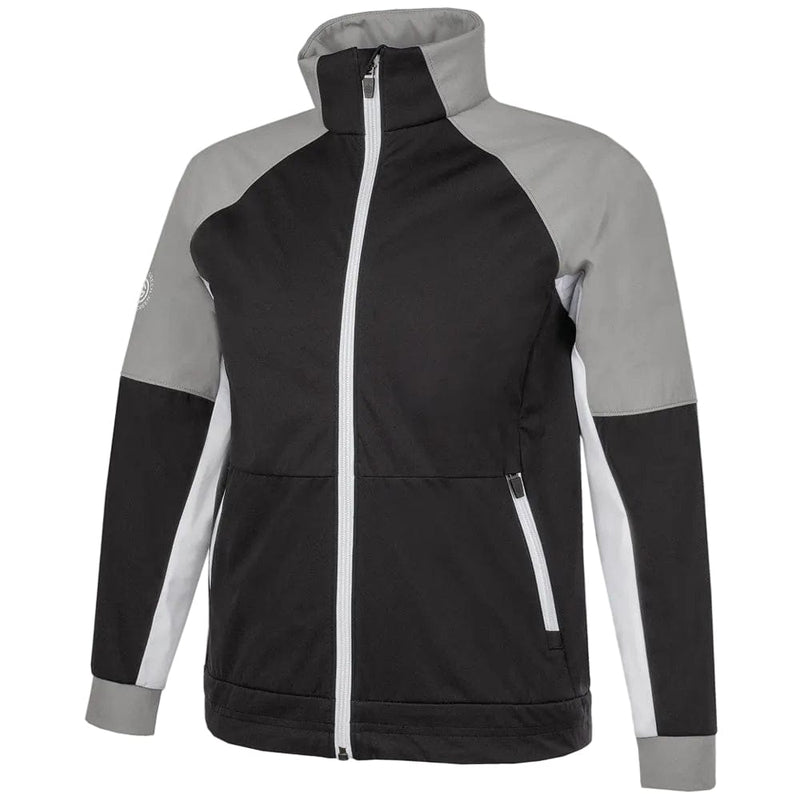 Galvin Green Junior Remi Windproof Jacket - Black/Sharkskin/White