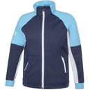 Galvin Green Junior Remi Windproof Jacket - Navy/Alaskan Blue/White