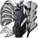 Callaway REVA 11-Piece Cart Bag Package Set +0.5" Longer Ladies - Black