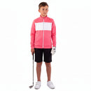 Galvin Green Rex Junior Full Zip Top - Camelia Rose/White