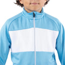 Galvin Green Rex Junior Full Zip Top - Alaskan Blue/White