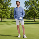 Ping Ramsey 1/2 Zip Sweater - Bright Cobalt Marl