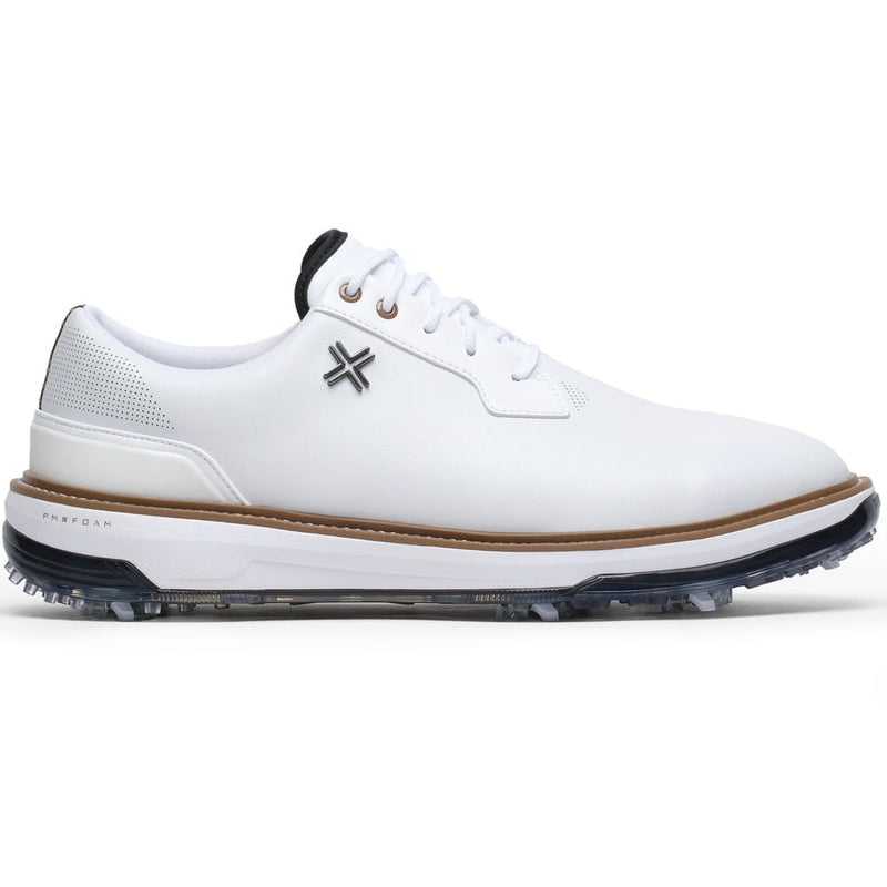 PAYNTR Reserve Classic Tour Waterproof Spiked Shoes - White/Black/Tan