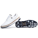 PAYNTR Reserve Classic Tour Waterproof Spiked Shoes - White/Black/Tan