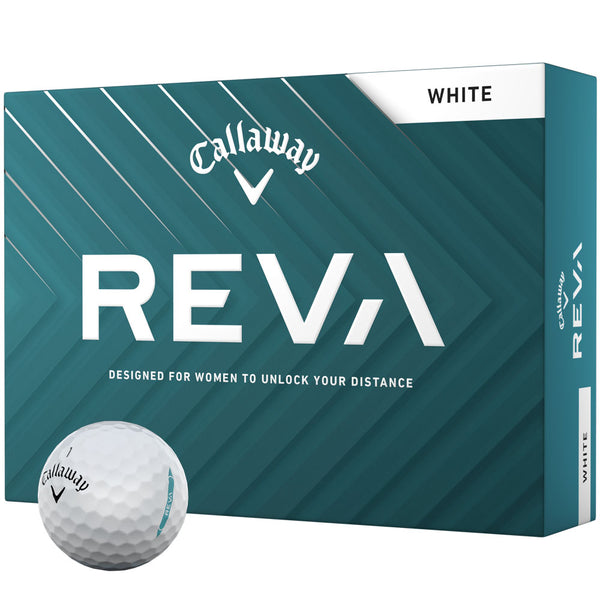 Callaway Reva Ladies Golf Balls - White - 12 Pack