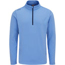 Ping Rhodri Mid-Layer 1/2 Zip Pullover  - Cornflower Blue/Navy