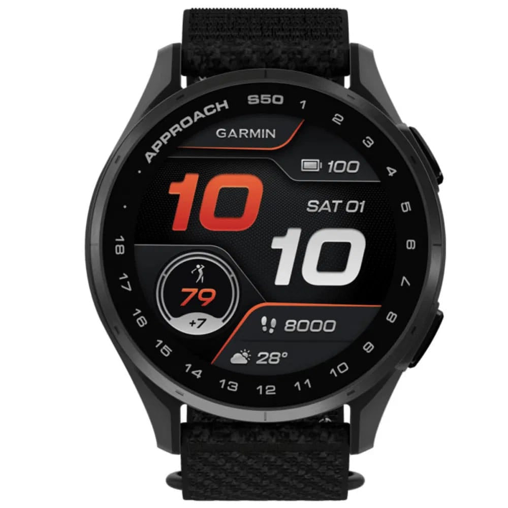 ガーミン(GARMIN) Approach S50 Black Garmin Approach S50 Golf GPS Watch - Black