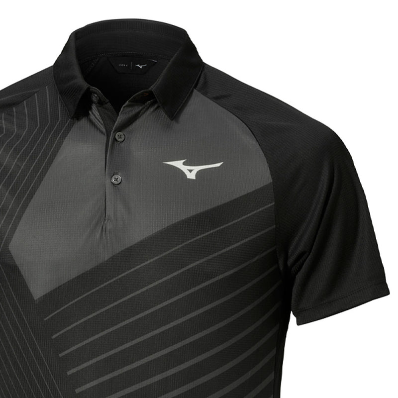 Mizuno Dash Polo Shirt - Black