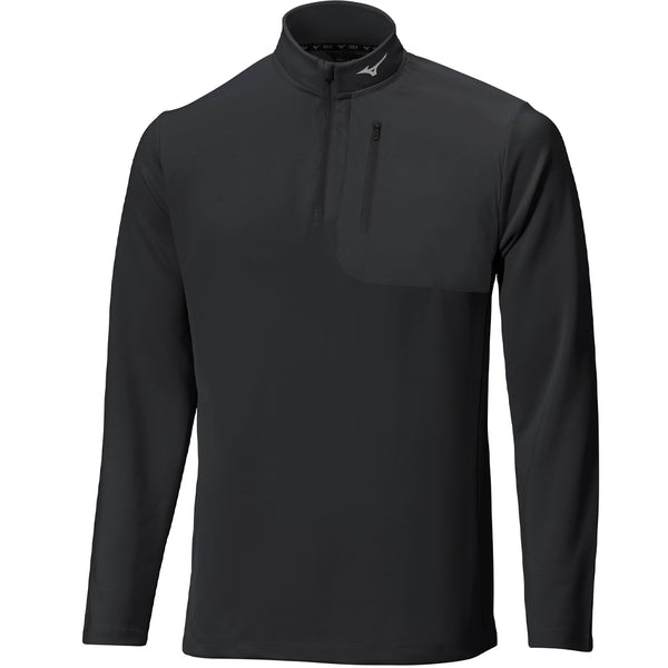 Mizuno Essential 1/4 Zip Sweater - Black