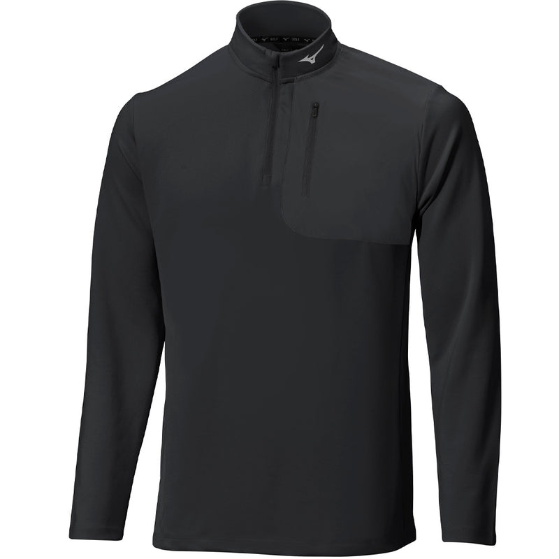 Mizuno Essential 1/4 Zip Sweater - Black