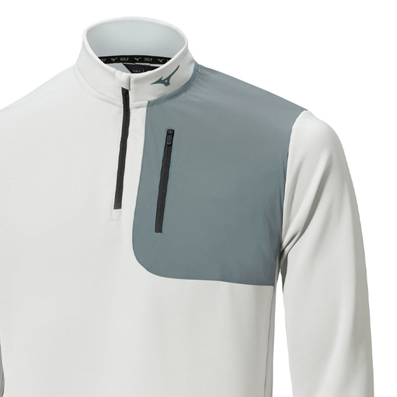 Mizuno Essential 1/4 Zip Sweater - Grey