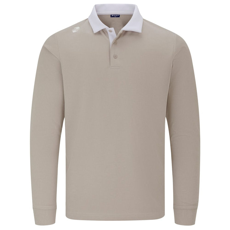 Stuburt Typhoon Long Sleeve Polo Shirt - Chalk