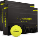 Wilson Staff Model Golf Balls - Yellow - Double Dozen