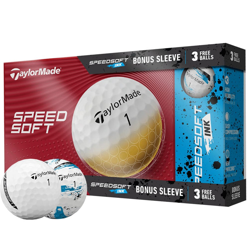 TaylorMade SpeedSoft 15 Ball Promo Pack - White