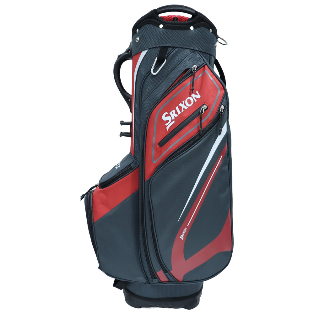Srixon Friday Cart Bag - Charcoal/Red