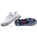 Payntr Reserve Classic Tour RS Waterproof Spiked Shoes - White/Navy/Tan