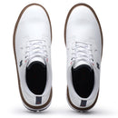 Payntr Reserve Classic Tour RS Waterproof Spiked Shoes - White/Navy/Tan