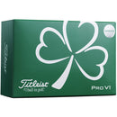 Titleist Pro V1 Golf Balls - White/Shamrock - 6 Ball Pack