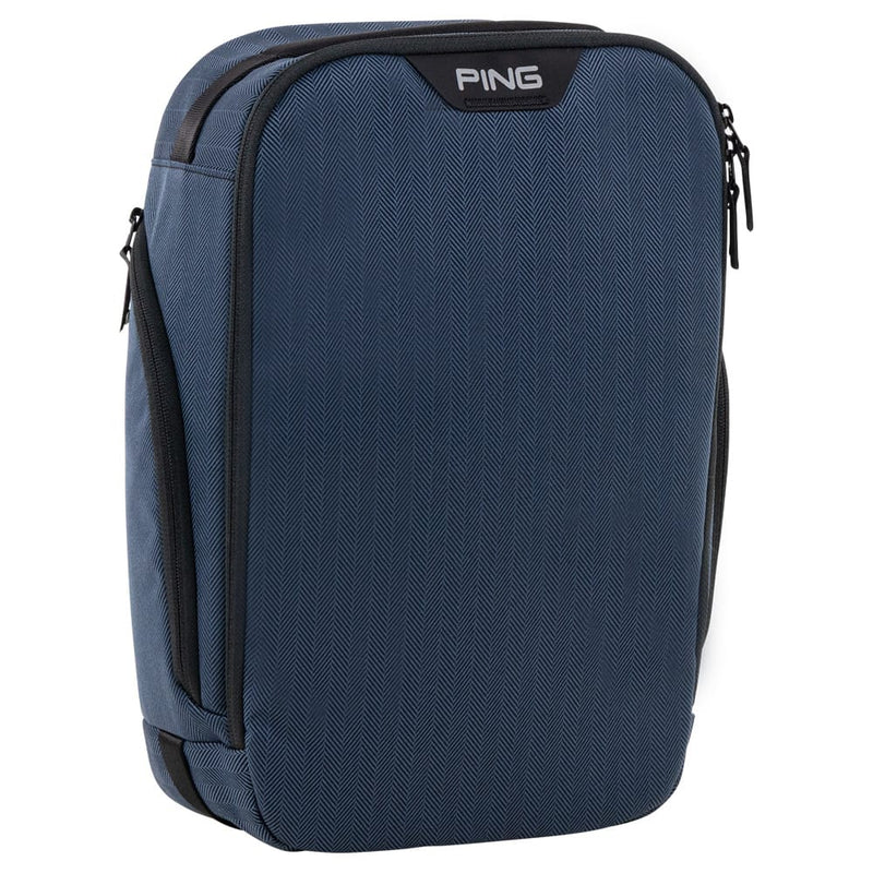 Ping Shoe Bag - Navy Herringbone