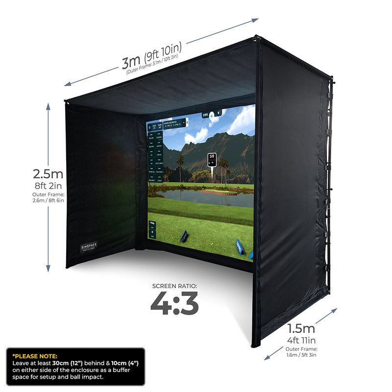 Sim Space Golf Practice Enclosure