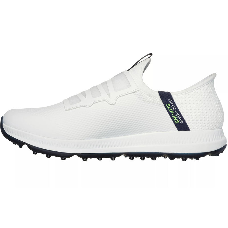 Skechers Elite 5 Slip-Ins Spikeless Waterproof Shoes - White/Navy