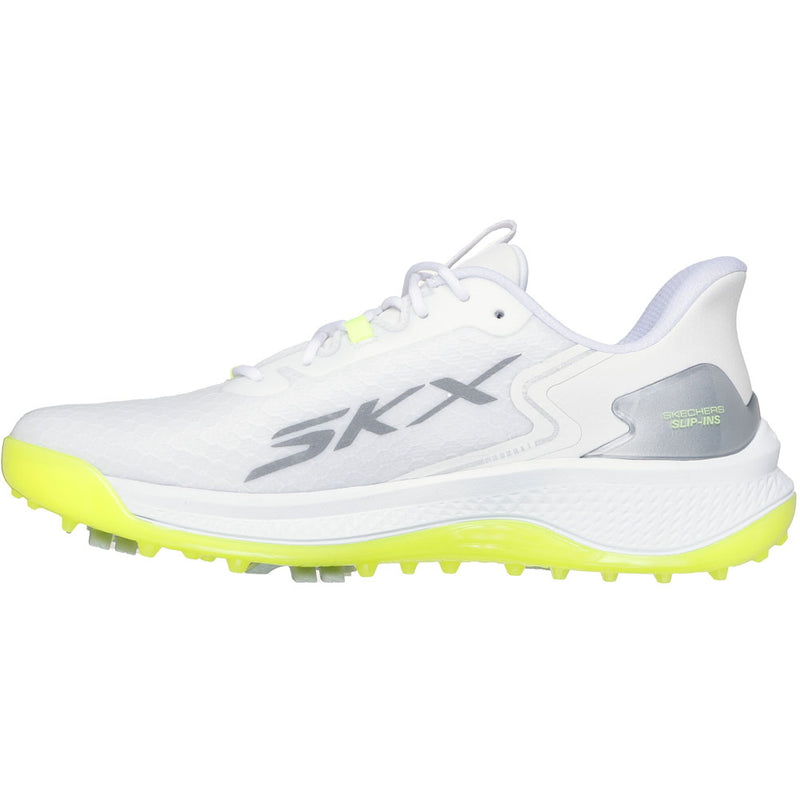 Skechers Go Golf Blade GF Slip-In Spiked Waterproof Shoes - White/Yellow