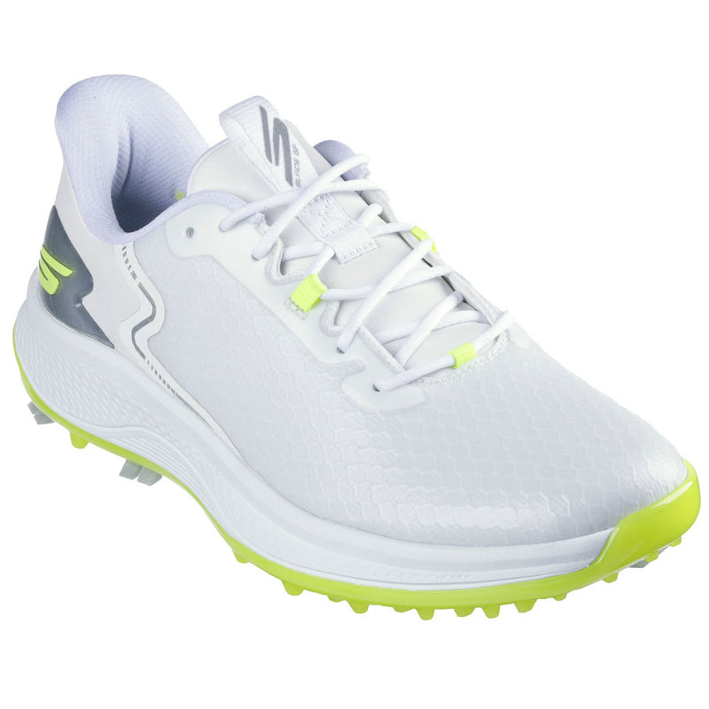 Skechers Go Golf Blade GF Slip-In Spiked Waterproof Shoes - White/Yellow