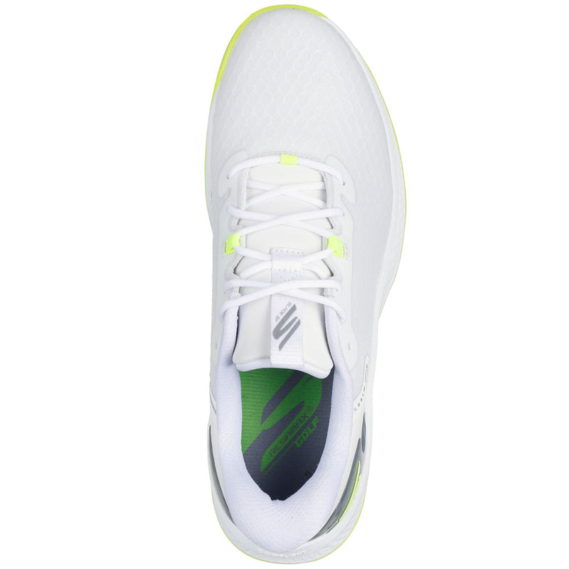 Skechers Go Golf Blade GF Slip-In Spiked Waterproof Shoes - White/Yellow