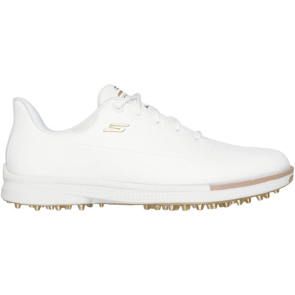 Skechers Go Golf Jasmine 2 Ladies Spikeless Waterproof Shoes - White/Gold