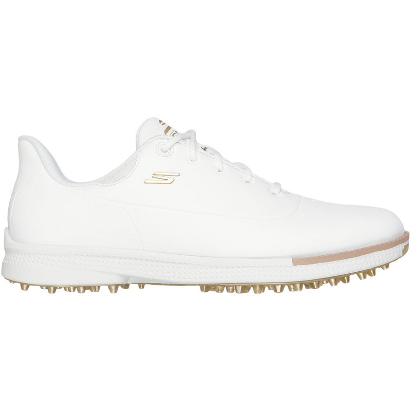 Skechers Go Golf Jasmine 2 Ladies Spikeless Waterproof Shoes - White/Gold