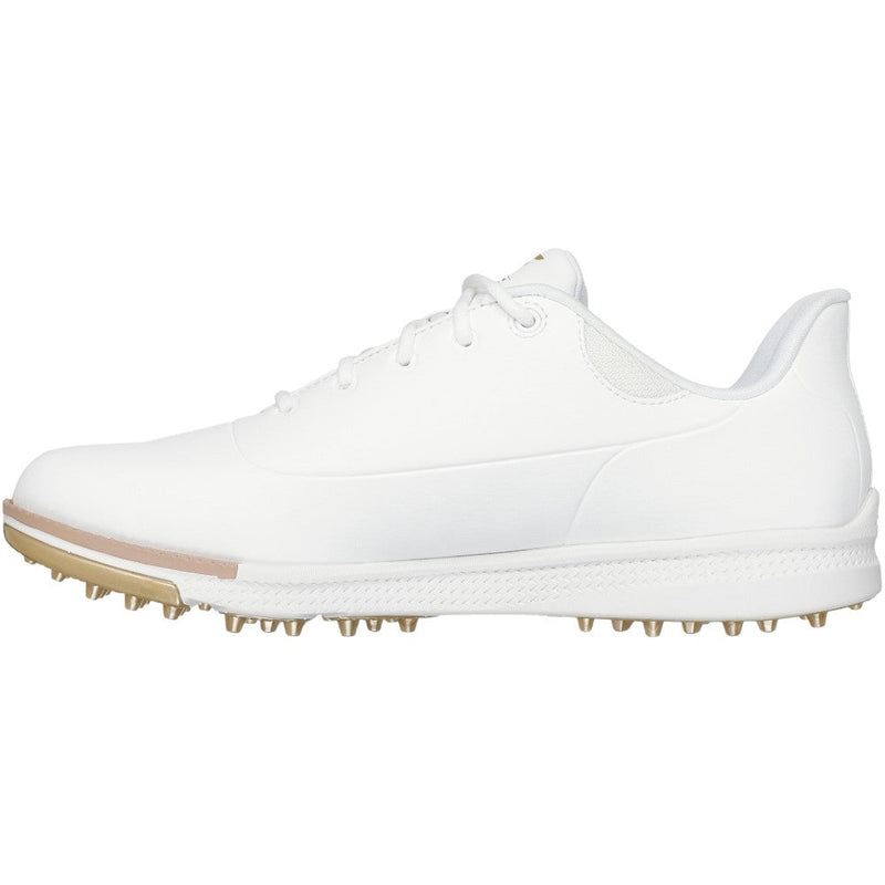 Skechers Go Golf Jasmine 2 Ladies Spikeless Waterproof Shoes - White/Gold