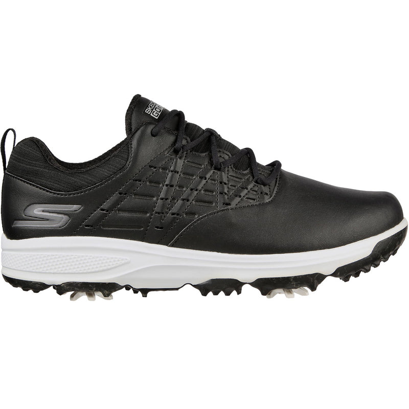 Skechers Go Golf Pro 2 Ladies Spiked Waterproof Shoes - Black/White