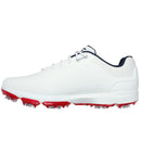 Skechers Go Golf Pro 6 Spiked Waterproof Shoes - White/Navy/Red