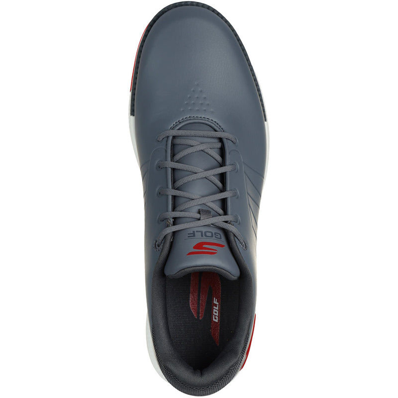 Skechers Go Golf Tempo GF Spikeless Waterproof Shoes - Grey/Red