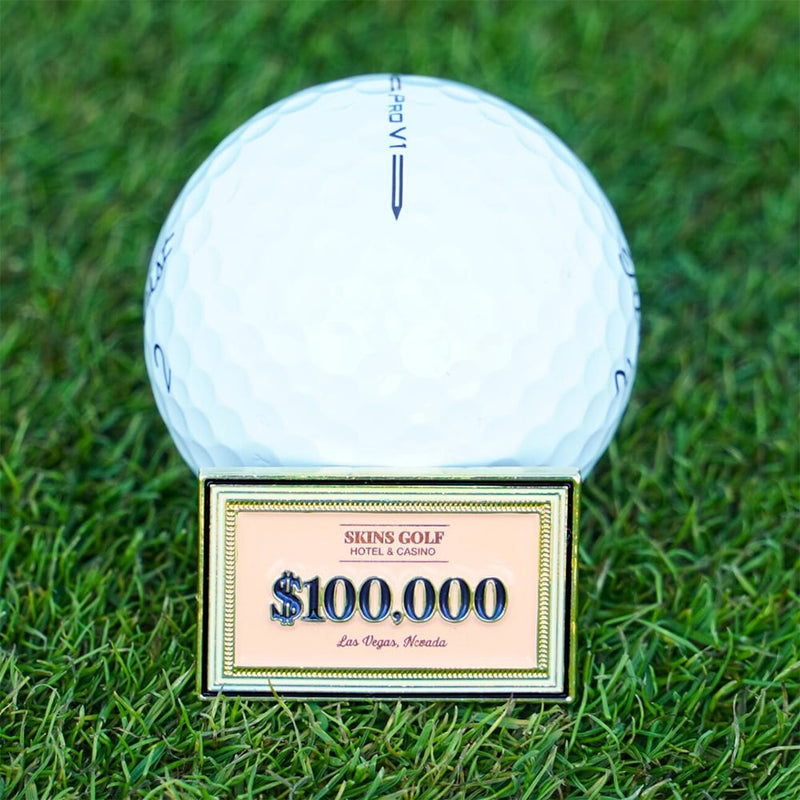 Skins Golf Casino Plaque Ball Marker