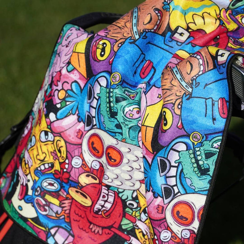 Skins Golf Golf Towel - Monsters