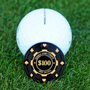 Skins Golf Poker Chip Ball Marker